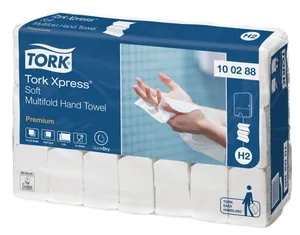 Ręcznik papierowy składany Interfold TORK 100288 PREMIUM Soft biały H2 [2 310 szt.]