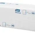 Następne zdjęcie produktu Ręczniki papierowe składane, system H3, TORK 120081 "Universal C", szare [4608 szt]