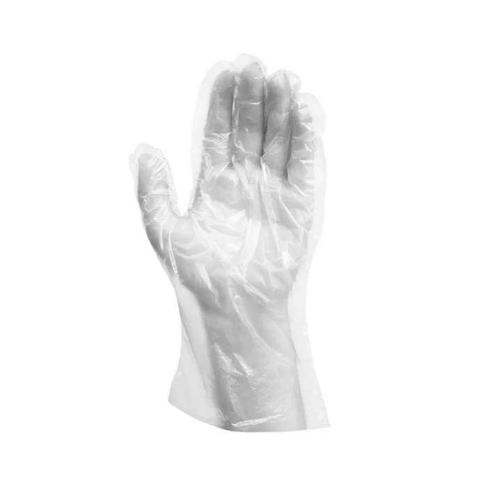 Główne zdjęcie produktu Rukavice jednorázová HDPE (velikost L) [100 ks]