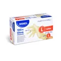 Rękawica (Latex) niepudrowana biała `L` [100 szt]