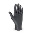 Następne zdjęcie produktu Rękawica (Nitril) niepudrowana czarna `L` [100 szt]