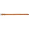 Następne zdjęcie produktu Rustykalna obroża skórzana Heartbeat - brązowa M: 38-47cm/40mm