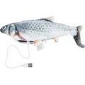 Następne zdjęcie produktu Rybka jak żywa, drgająca, z kocimiętką, tkanina, 30cm