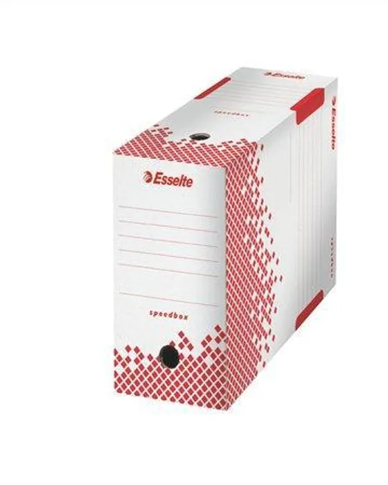 Główne zdjęcie produktu Rychle-složitelná archivační krabice Esselte Speedbox 150 mm, Bílá
