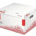 Następne zdjęcie produktu Szybkoskładany pojemnik archiwalny z pokrywą Esselte Speedbox rozmiar M, biały