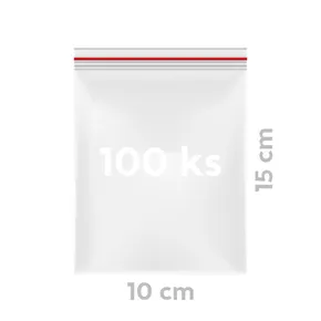 Woreczek strunowy (LDPE) 10 x 15 cm [100 szt]