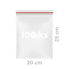 Woreczek strunowy (LDPE) 20 x 25 cm [100 szt]