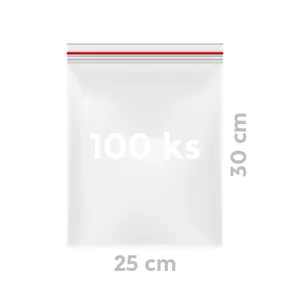 Woreczek strunowy (LDPE) 25 x 30 cm [100 szt]