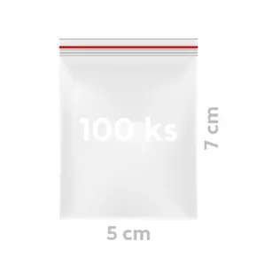 Woreczek strunowy (LDPE) 5 x 7 cm [100 szt]