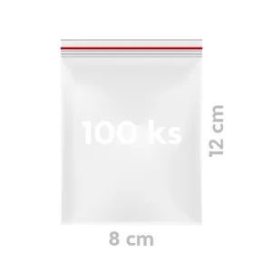 Woreczek strunowy (LDPE) 8 x 12 cm [100 szt]