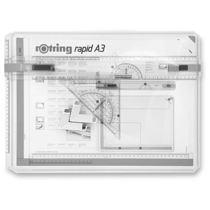 Główne zdjęcie produktu Rýsovací deska Rotring Rapid A3 a kufřík College