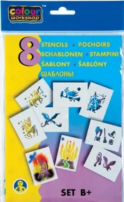 9996 B+ Szablon markera do dmuchania Fairytale Creatures [8 szt.]