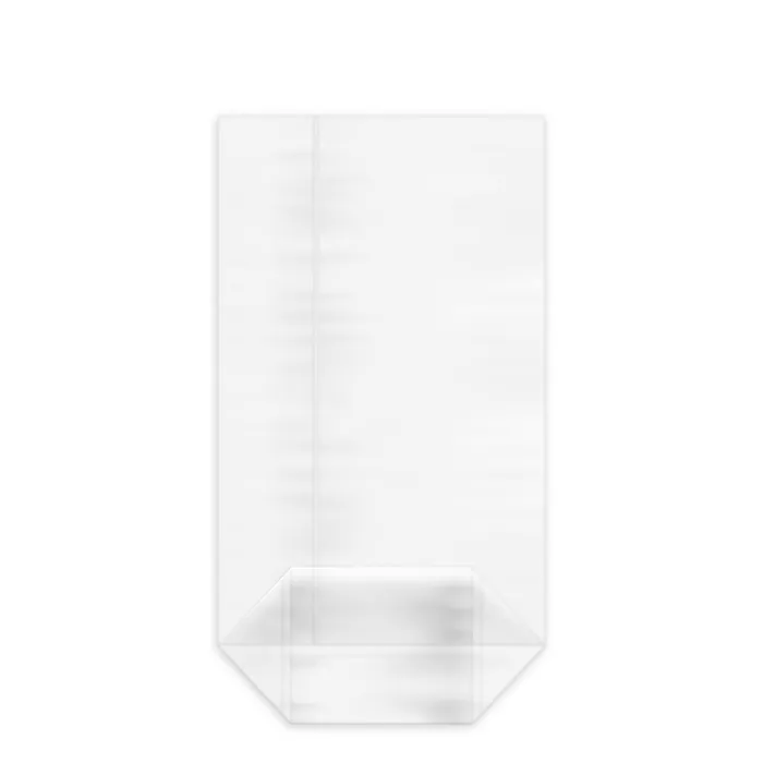 Główne zdjęcie produktu Sáček čirý celofán (OPP) s křížovým dnem 12 x 22,5 + 5 cm [100 ks]