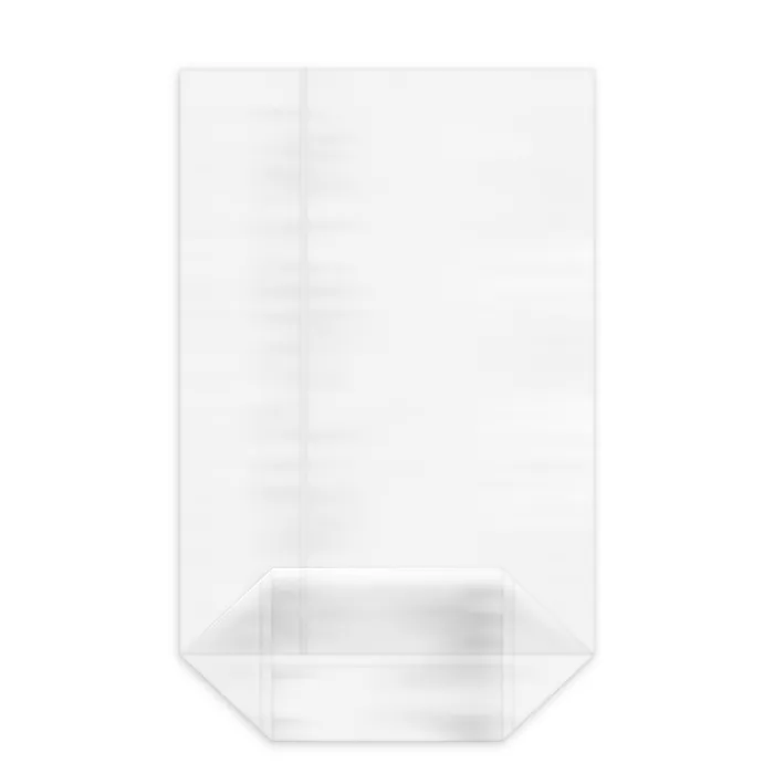 Główne zdjęcie produktu Sáček čirý celofán (OPP) s křížovým dnem 16 x 27 + 6,5 cm [100 ks]