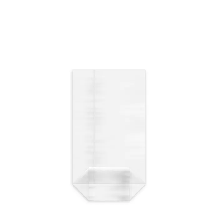Główne zdjęcie produktu Sáček čirý celofán (OPP) s křížovým dnem 9,5 x 16 + 4 cm [100 ks]