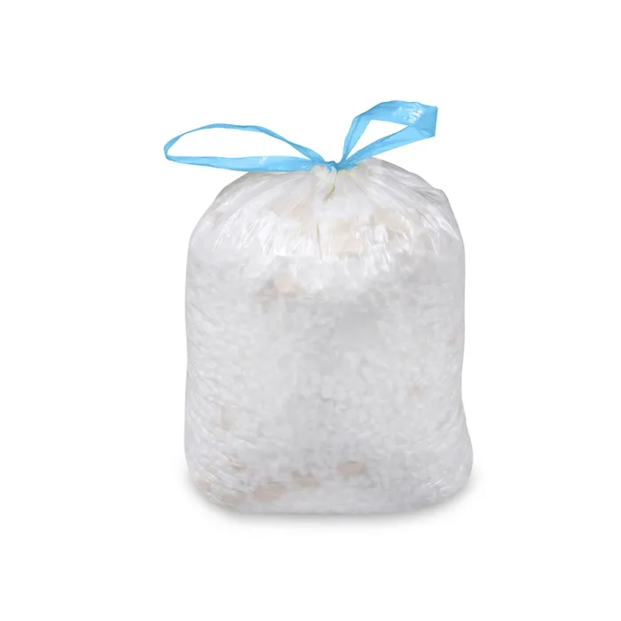 Główne zdjęcie produktu Sáček do koše (HDPE) zatahovací bílý 45 x 50 cm 18L `S` [20 ks]