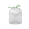 Następne zdjęcie produktu Worek na śmieci (HDPE) z taśmą biały 63 x 73 cm 60L `L` [10 szt]