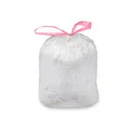 Następne zdjęcie produktu Worek na śmieci (HDPE) z taśmą biały 70 x 100 cm 120L `XL` [10 szt]