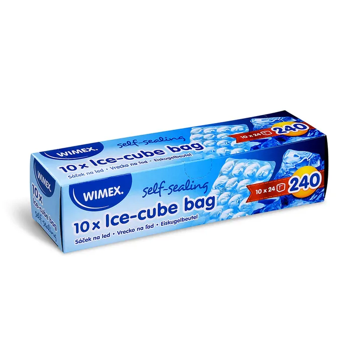 Główne zdjęcie produktu Sáček na led (LDPE) samozavírací pro 24 kostek [10 ks]