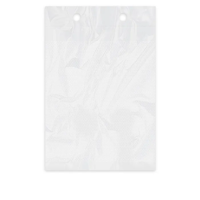 Główne zdjęcie produktu Sáček plochý (PP) mikroperforovaný průhledný 18 x 25 cm v bloku [4000 ks]