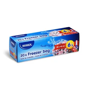 Woreczek do mrożenia żywności (LDPE) 28 x 45 cm 6L `XL` [20 szt]
