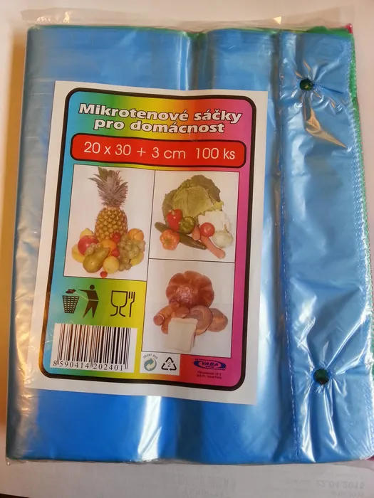 Główne zdjęcie produktu Sáčky mikrotenové mix barev 20x30 cm [50 ks]