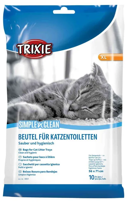 Główne zdjęcie produktu Sáčky pro kočičí WC XL: 56 x 71 cm, 10 ks