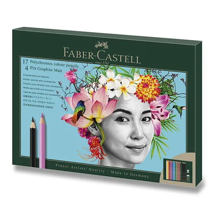 Główne zdjęcie produktu Sada Faber-Castell Polychromos & Pitt Graphite Matt 23 ks