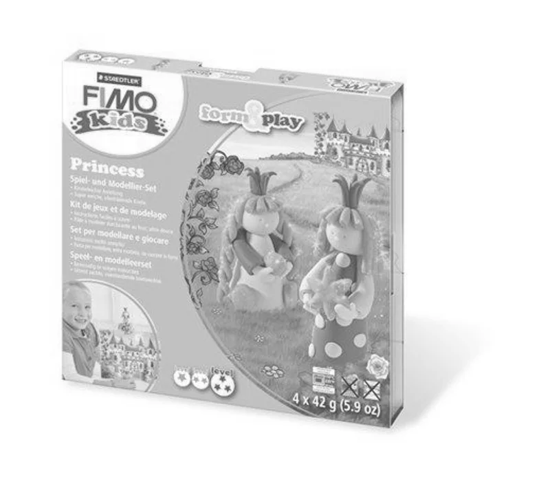 Główne zdjęcie produktu Sada FIMO® 8034 kids form&play "Princess" Princezny