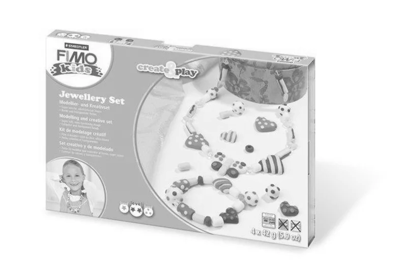 Główne zdjęcie produktu Sada FIMO® kids 8033 create&play "Hearts" srdce