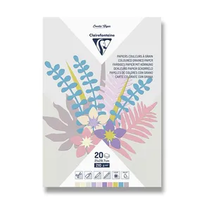 Zestaw papierów kreatywnych Avenue Mandarine 210 g, 20 arkuszy, pastelowe kolory