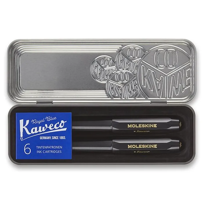 Główne zdjęcie produktu Sada kuličková tužka a plnicí pero Moleskine Kaweco černá