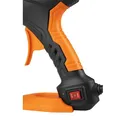 Następne zdjęcie produktu Sada lepící pistole 11 mm, 60/100W, 12 tavných tyčinek, 3 chrániče na, prsty, látkové puz