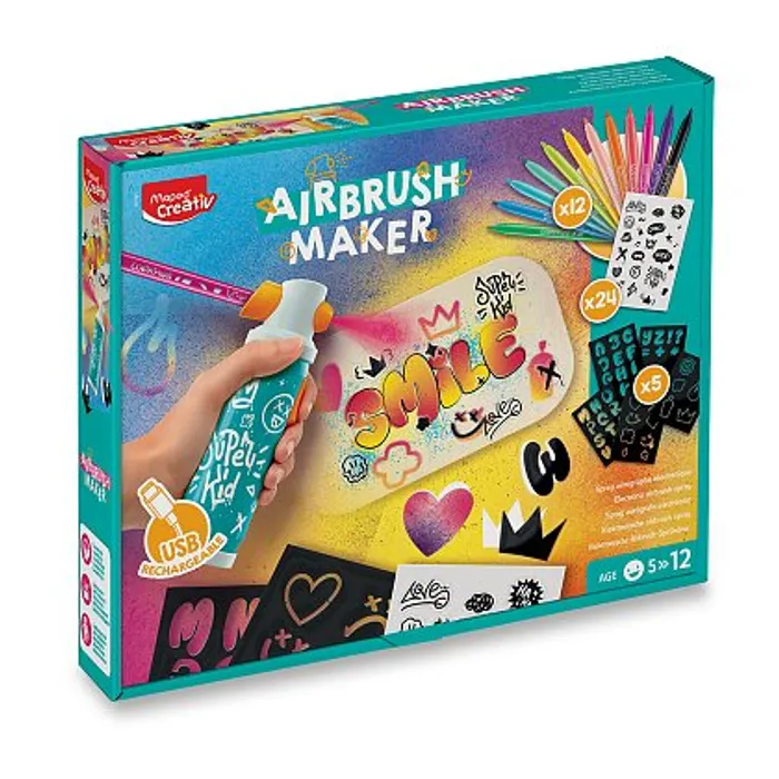Główne zdjęcie produktu Sada Maped Creativ Airbrush Maker