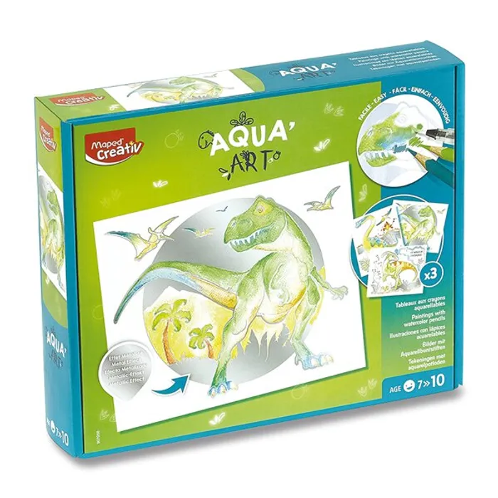 Główne zdjęcie produktu Sada Maped Creativ Aqua´Art Dinosaurus