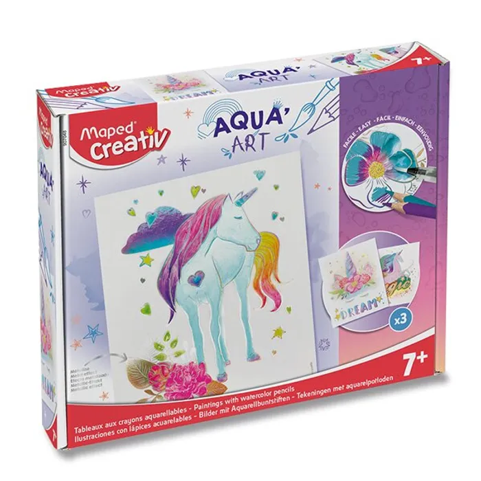 Główne zdjęcie produktu Sada Maped Creativ Aqua´Art Unicorns