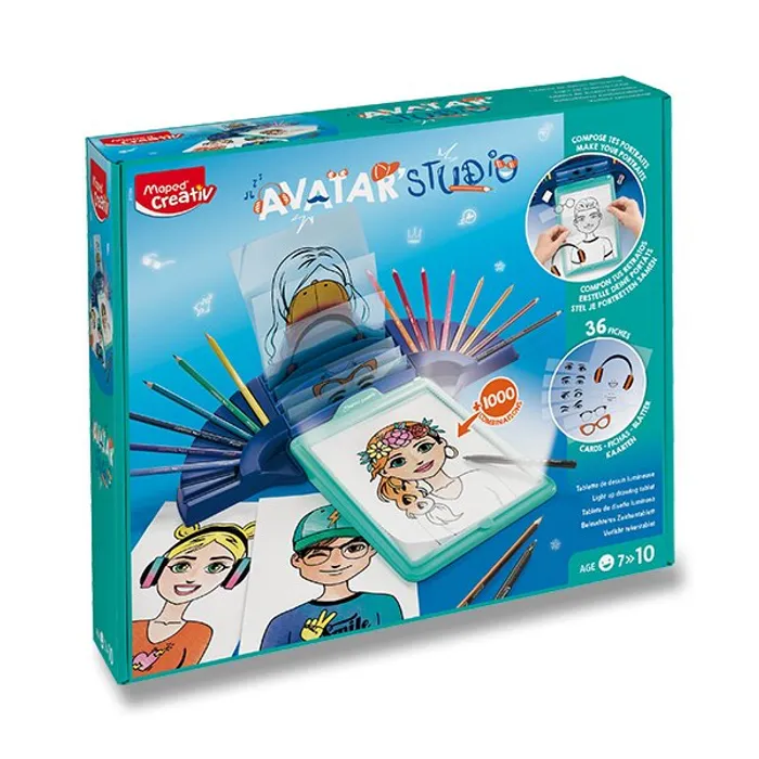 Główne zdjęcie produktu Sada Maped Creativ Avatar Studio tabulka s podsvícením
