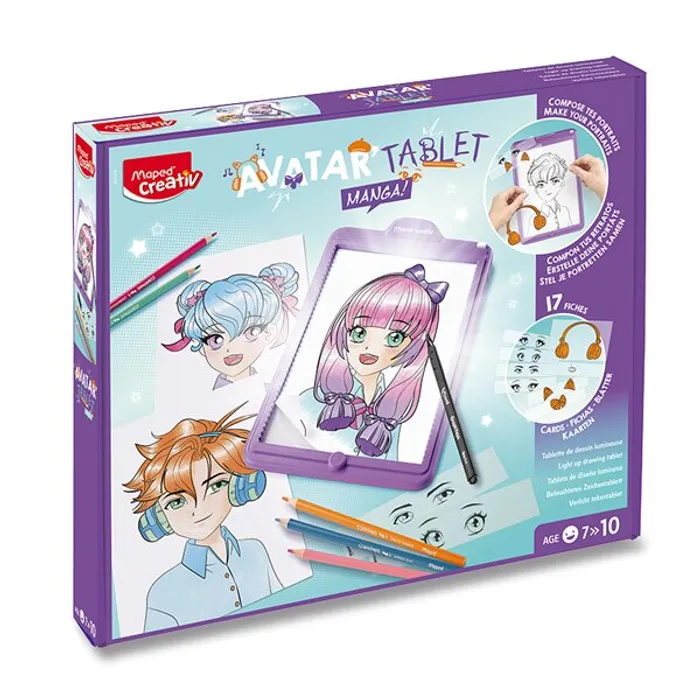 Główne zdjęcie produktu Sada Maped Creativ Avatar tablet Manga