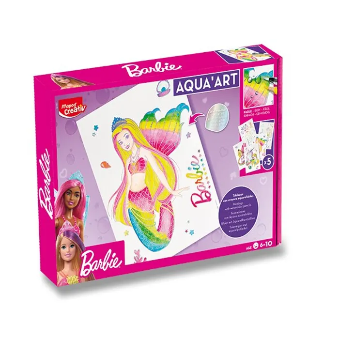 Główne zdjęcie produktu Sada Maped Creativ Barbie Aqua´Art