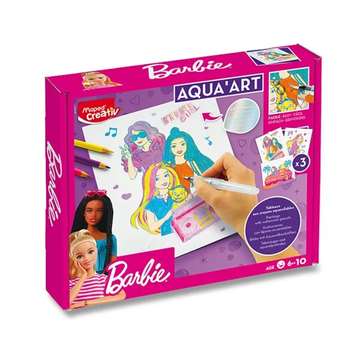 Główne zdjęcie produktu Sada Maped Creativ Barbie Aqua´Art