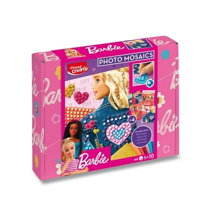 Główne zdjęcie produktu Sada Maped Creativ Barbie Mosaics