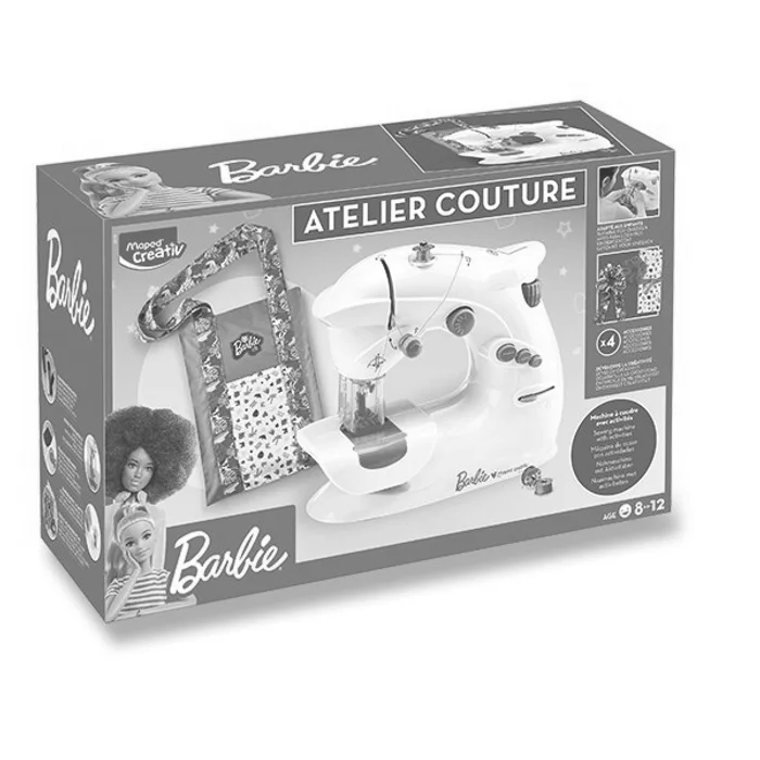 Główne zdjęcie produktu Sada Maped Creativ Barbie Sewing Machine šicí stroj