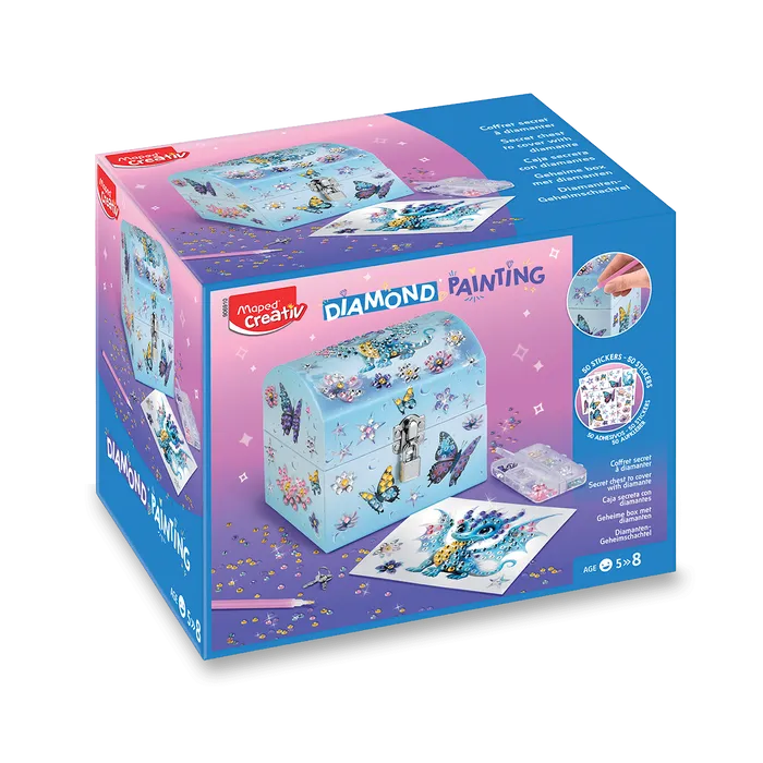 Główne zdjęcie produktu Sada Maped Creativ Diamond Painting - Pokladnička