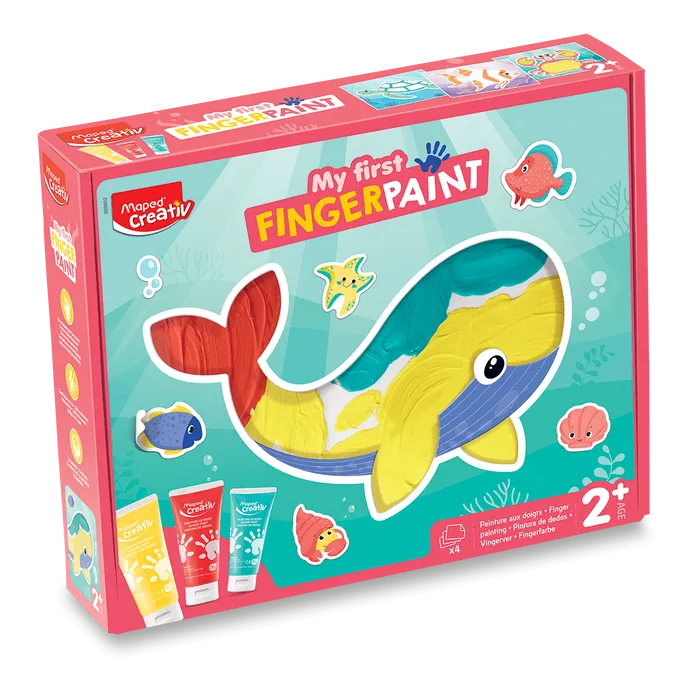 Główne zdjęcie produktu Sada Maped Creativ Early Age My First - Prstové barvy