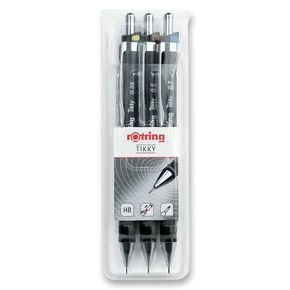 Zestaw mikroołówków Rotring Tikky Black 0,35, 0,5 i 0,7 mm