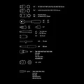 Zestaw kluczy nasadowych08-664, Klucze nasadowe, nasadki dwunastokątne, ze stali chromowo-wanadowej, Neo Tools