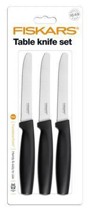 Główne zdjęcie produktu Sada nožů "Functional Form", černá, 11 cm, FISKARS