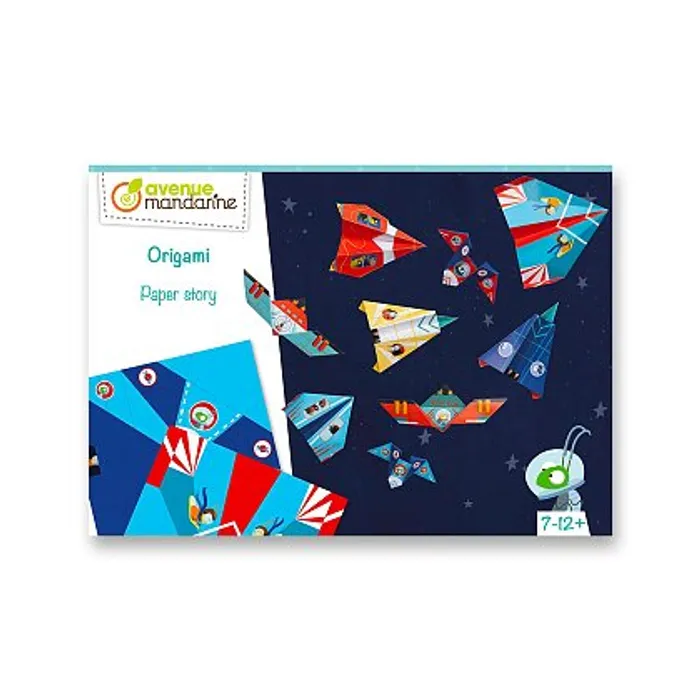 Główne zdjęcie produktu Sada papírů Avenue Mandarine Origami Letadla - 40 listů