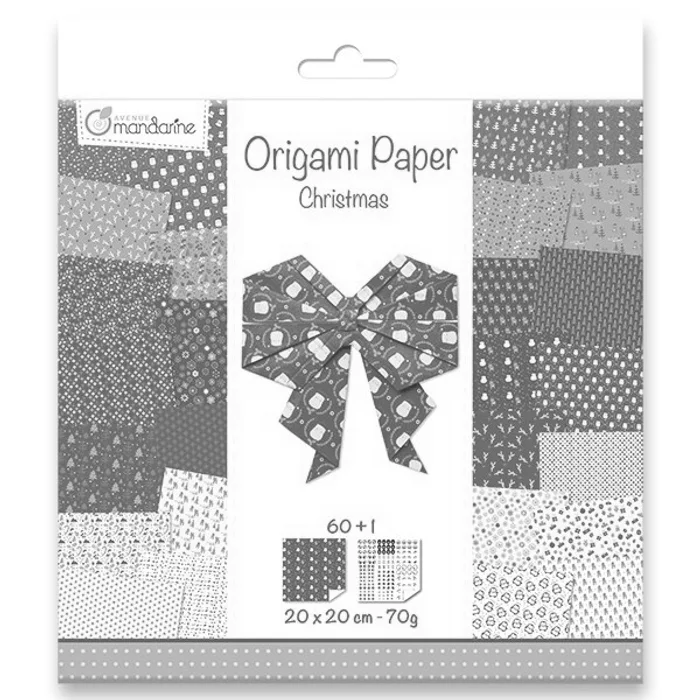 Główne zdjęcie produktu Sada papírů Clairefontaine Origami Christmas 1 60 listů