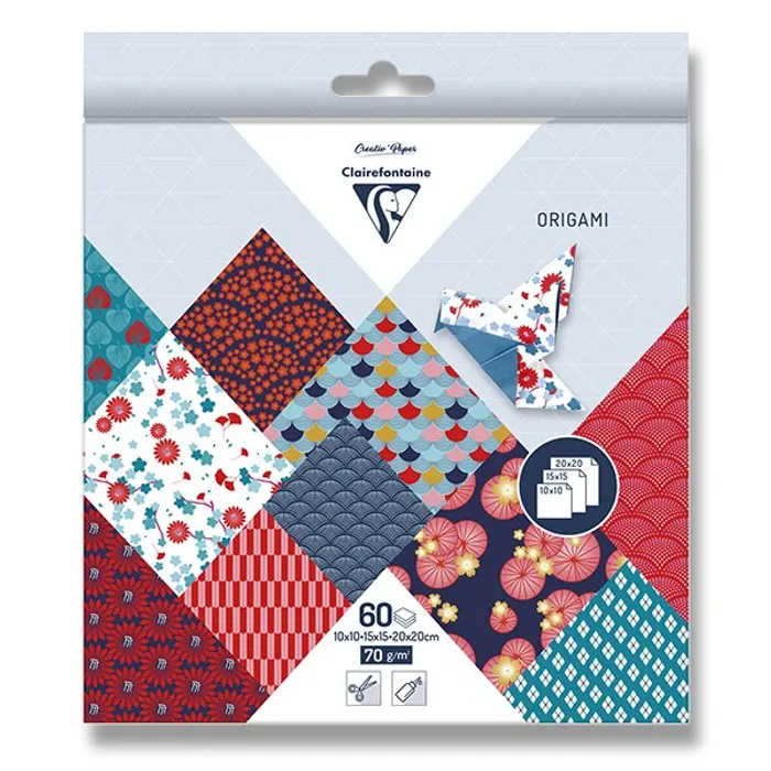 Główne zdjęcie produktu Sada papírů Clairefontaine Origami Hanayo